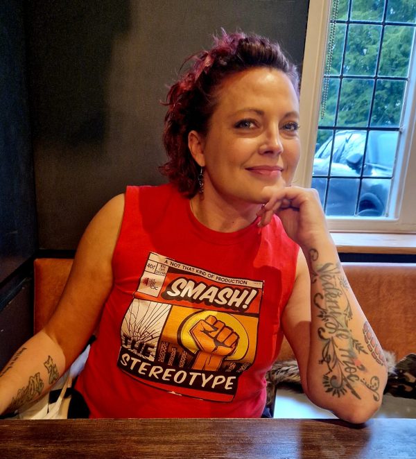 Smash The Stereotype T-Shirt - Red - Image 2