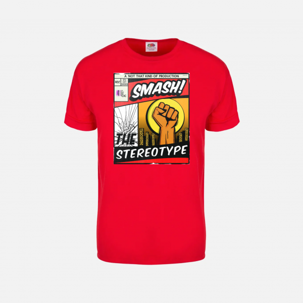 Smash The Stereotype T-Shirt - Red - Image 4